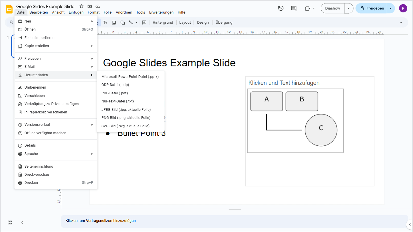 Google Slides: Example Slide