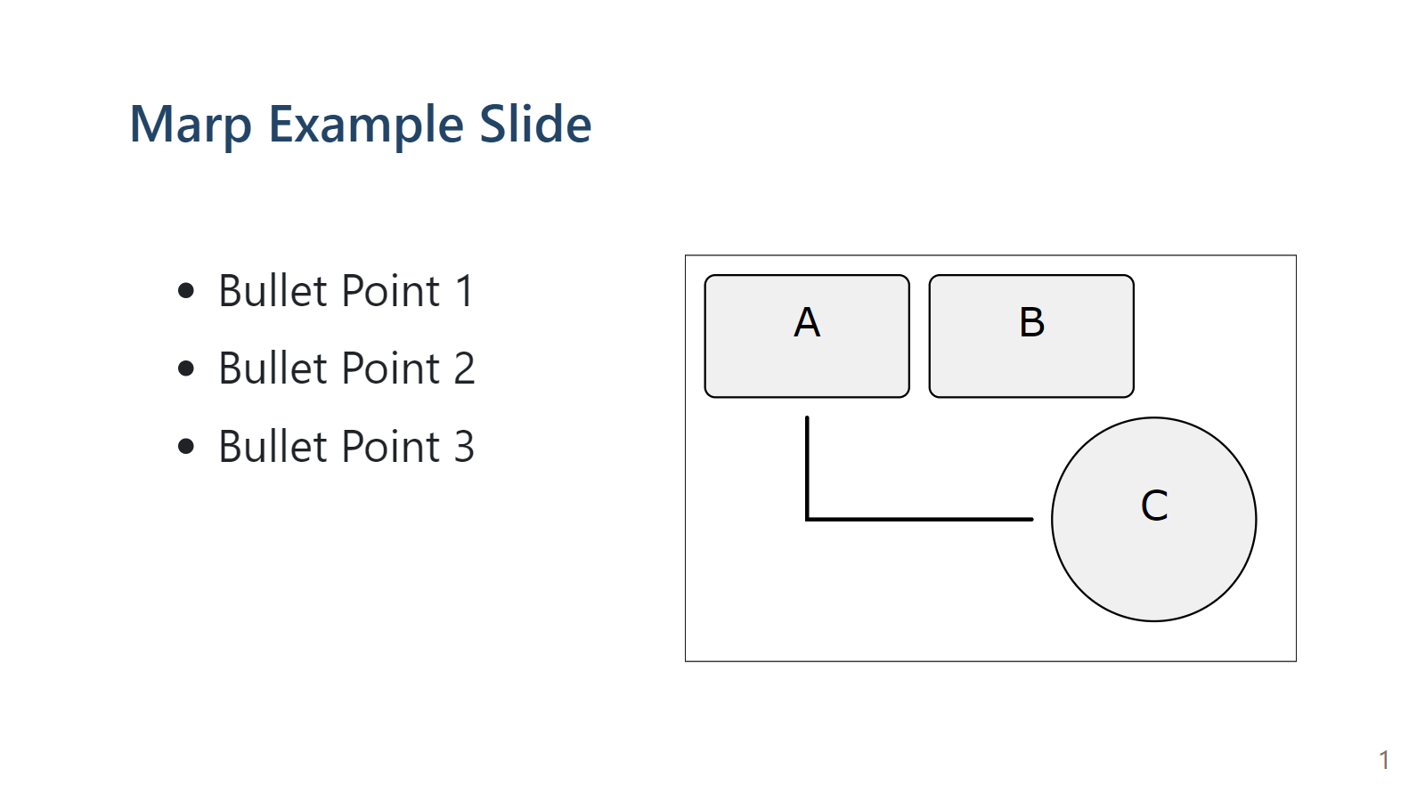 Marp: Example Slide